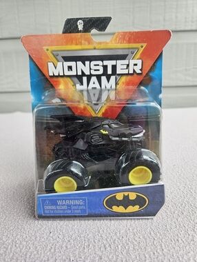 Monster Jam True Metal Batman Truck Spin Master 1:64 W/ Poster Series 11